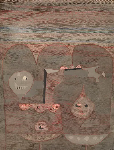 Barbarian Sacrifice Paul Klee